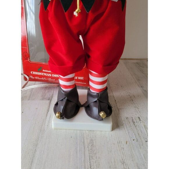 Vintage Telco motionette elf animated Xmas decor santa - Picture 6 of 14